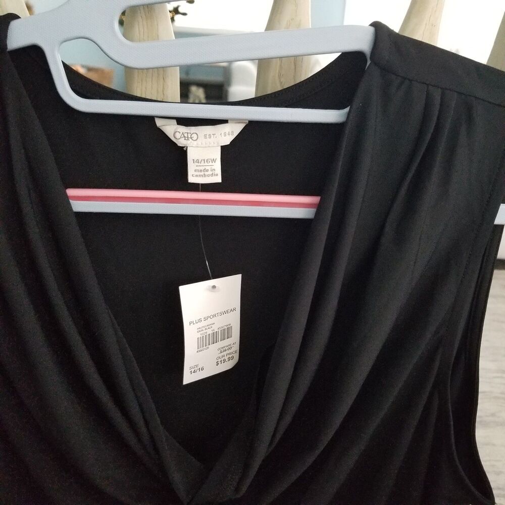 Pair of Cato cowl neck sleeveless NWT 14/16 - Picture 3 of 8